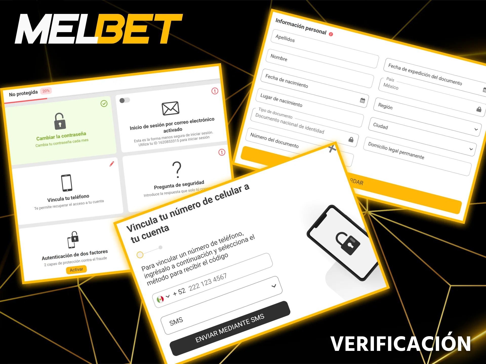 El proceso de verificación de Melbet garantiza la seguridad de su cuenta.