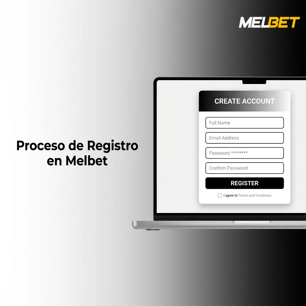 Proceso de registro en Melbet México: formulario con opciones por teléfono, correo y bono de bienvenida hasta 3,500 MXN